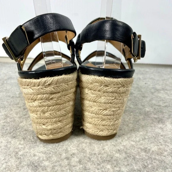 Vionic Black Wedge Sandals - Picture 5 of 8